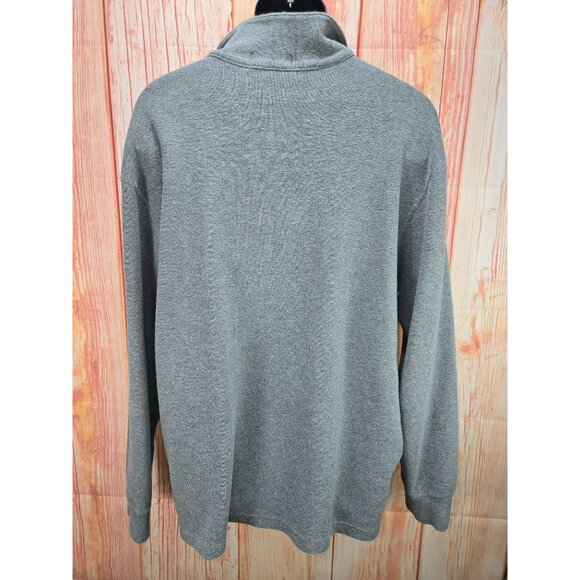 Polo Ralph Lauren Mens Gray Quarter-Zip Pullover Sweater XXL Cotton - Picture 2 of 7